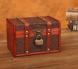 6114 Chinese Style Vintage Organizer with Dragon Pattern - Paper Whimsy Studio
