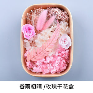 9131 Real dried flowers everlasting flower box handmade diy material - Paper Whimsy Studio