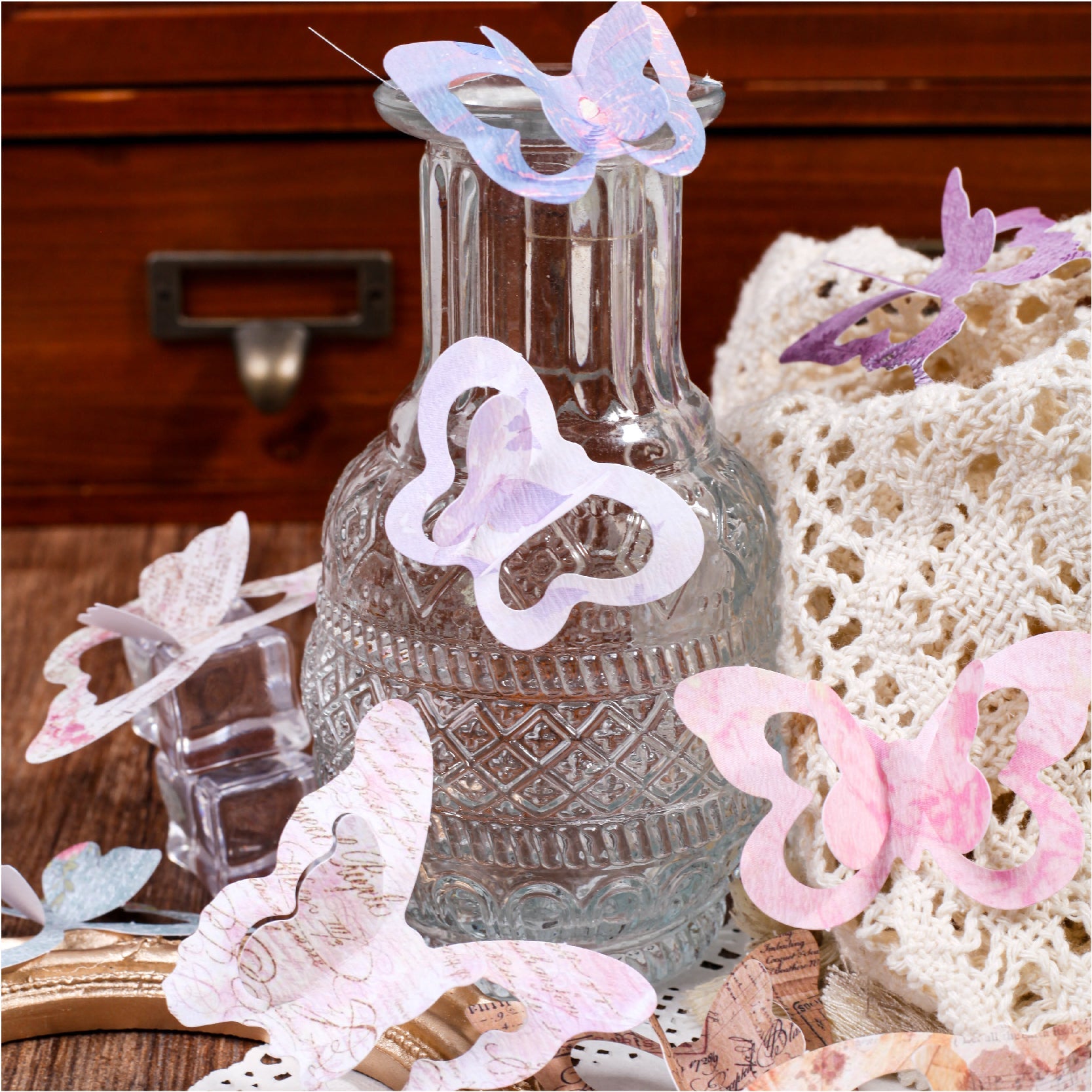 [2603-057] 3D Butterfly Ephemera Pack 20 Pieces