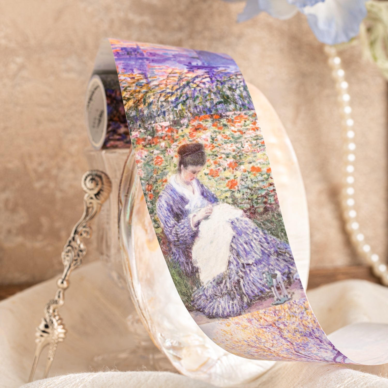 [2603-059] Impressionist Oil Painting Background Tape 4 Styles