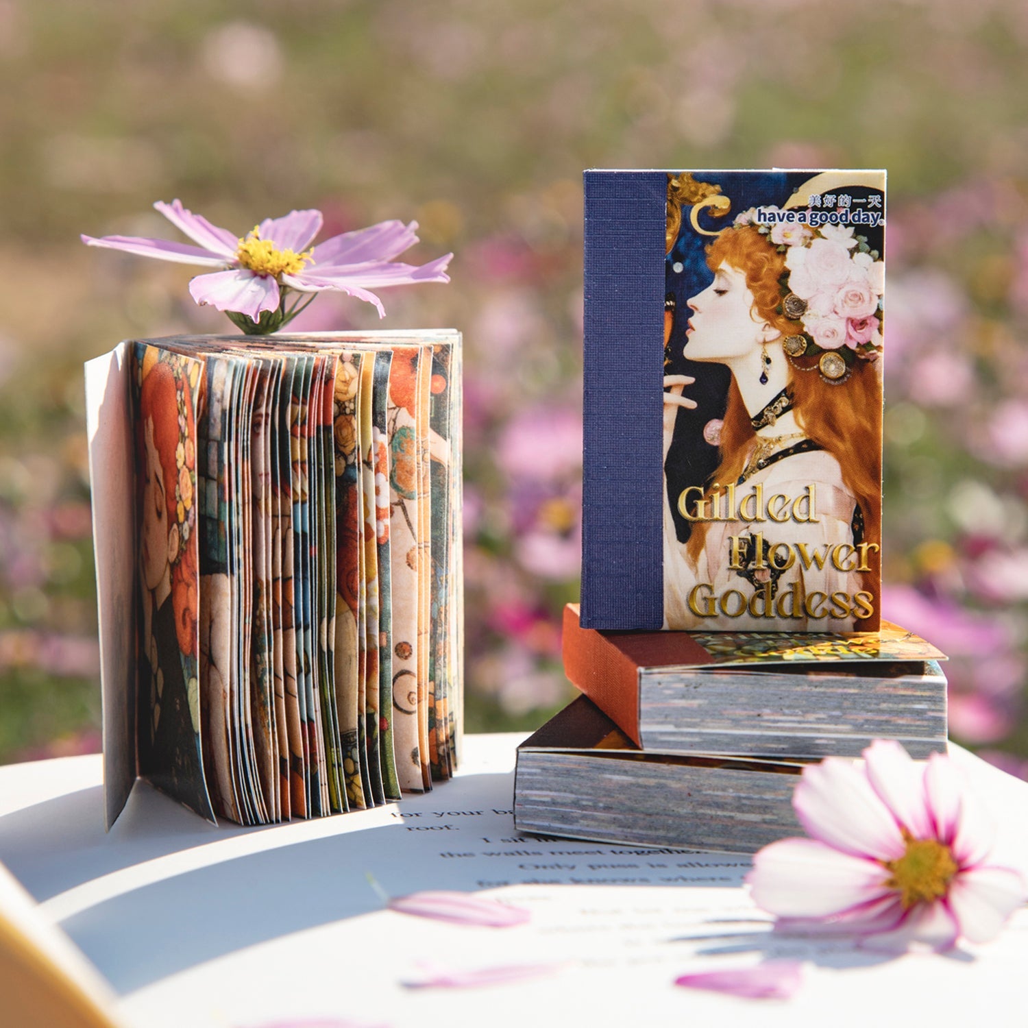[2602-020] Gilded Flower Goddess Sticker Book 4 Styles