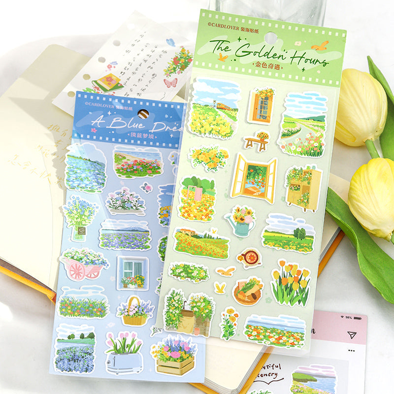 [2601-167] Only Flowers Know – Garden Stickers (4 Designs)