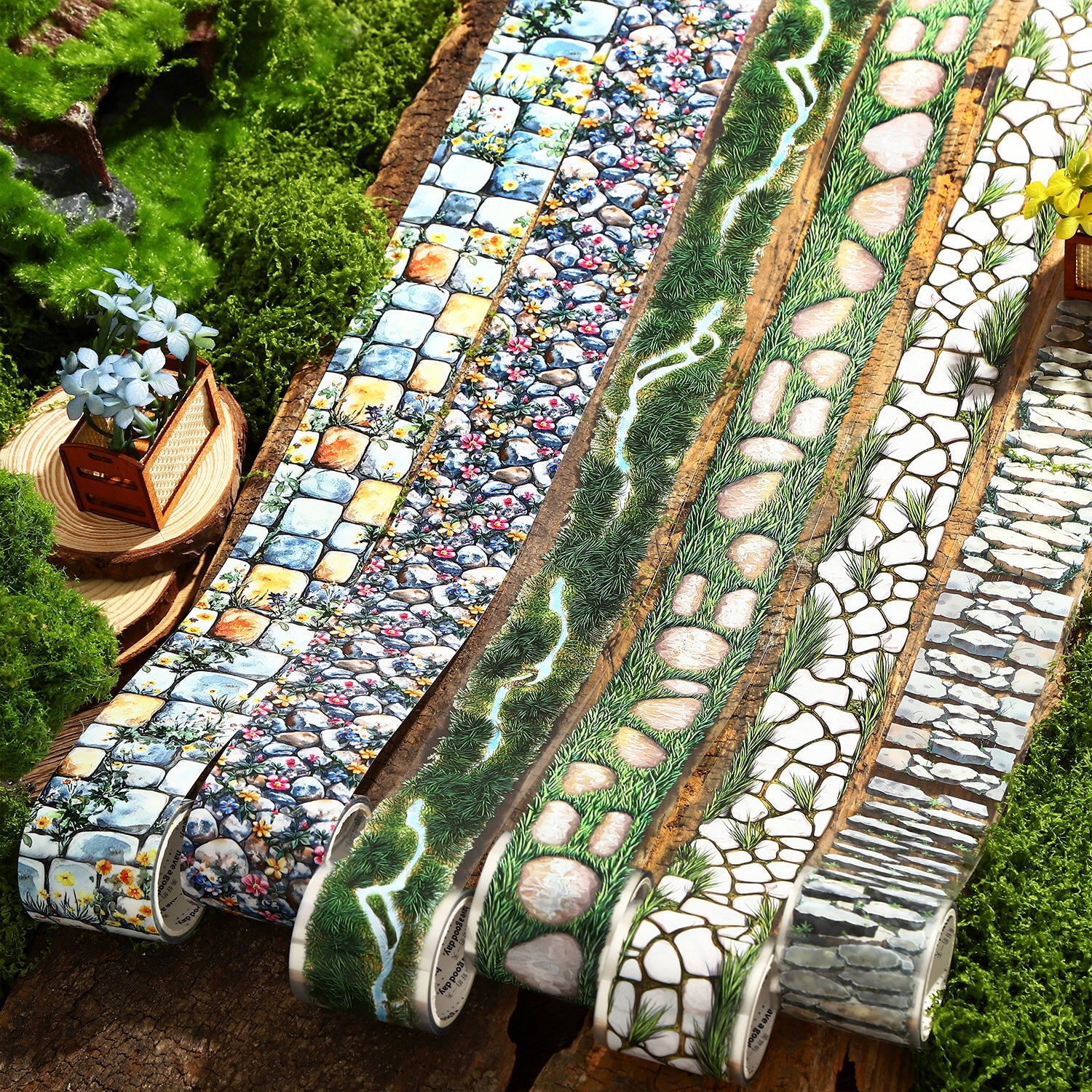 [2601-192] Stone Path Scenery PET Tape