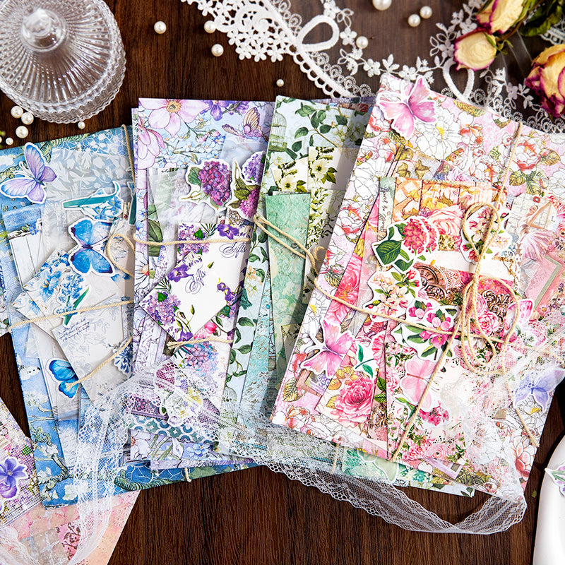 [2601-217] Emotion Collector Mixed Media Collage Stickers Pack