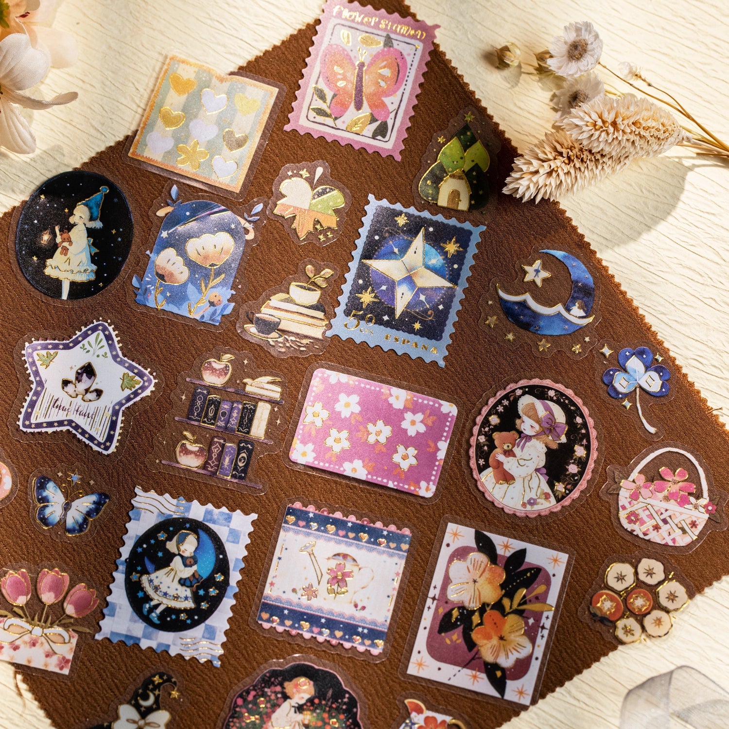 [2603-129] Cute Fantasy PET Sticker Pack 6 Styles