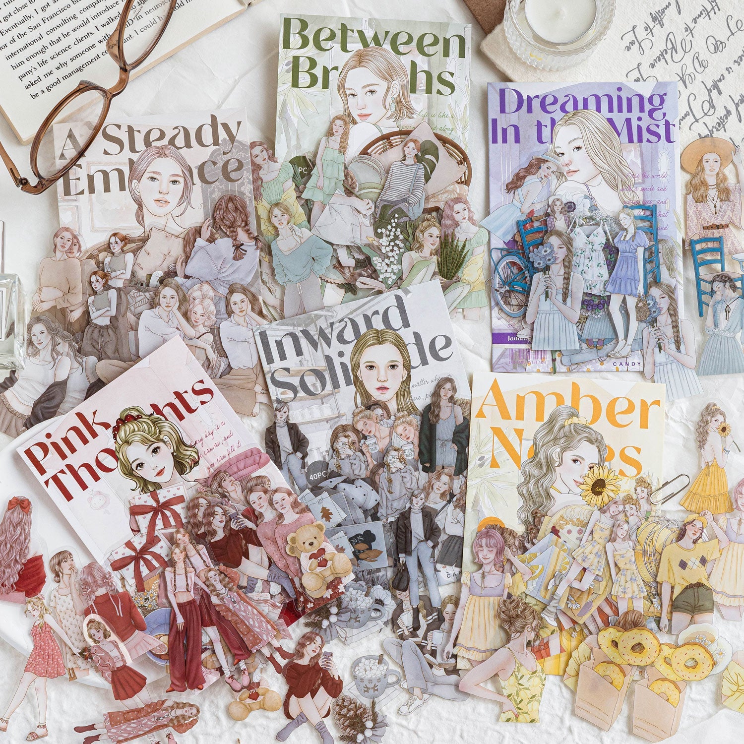 [2601-188] Candy Poetry Girl Journey PET Stickers