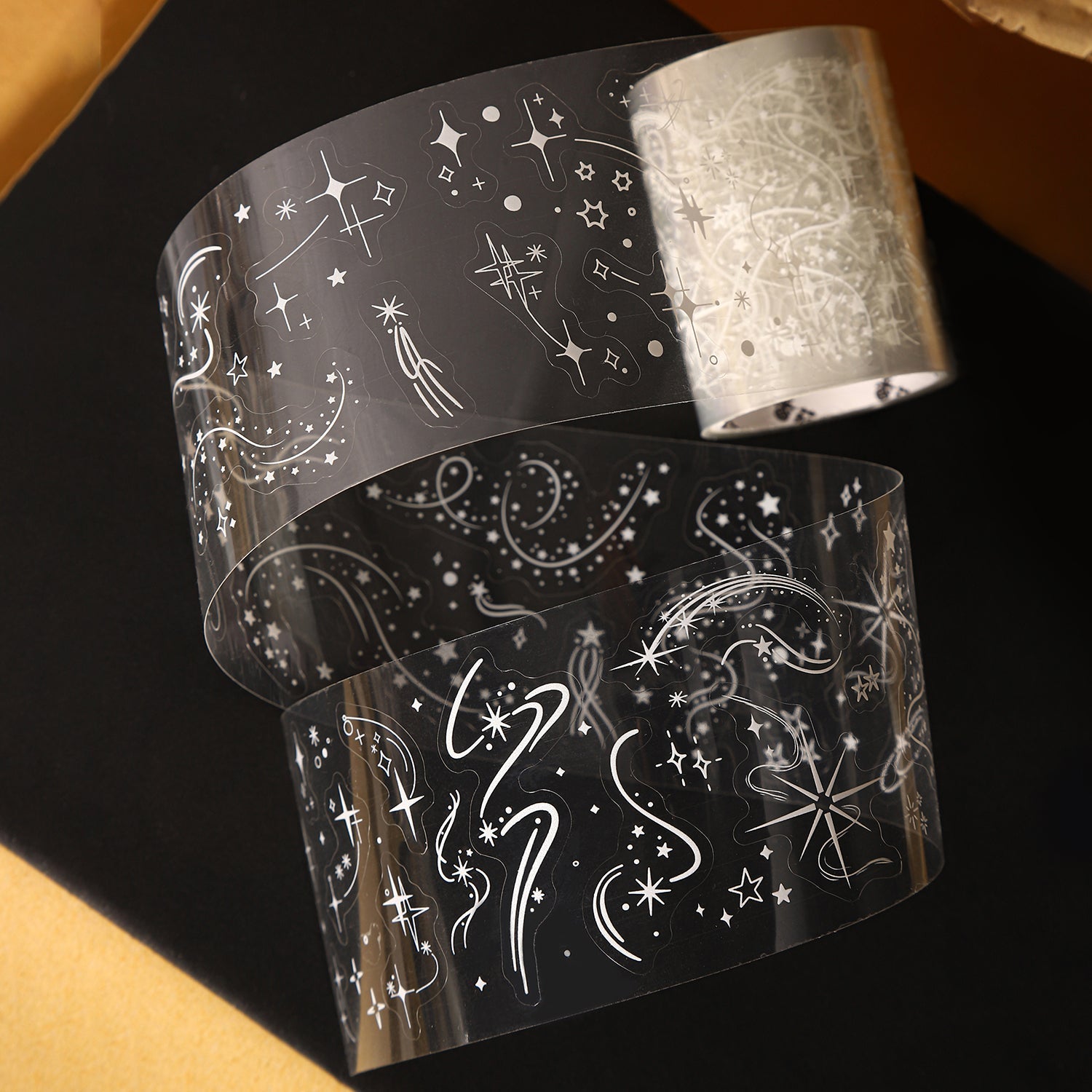 [2603-035] European PET Die Cut Collage Tape 6 Styles