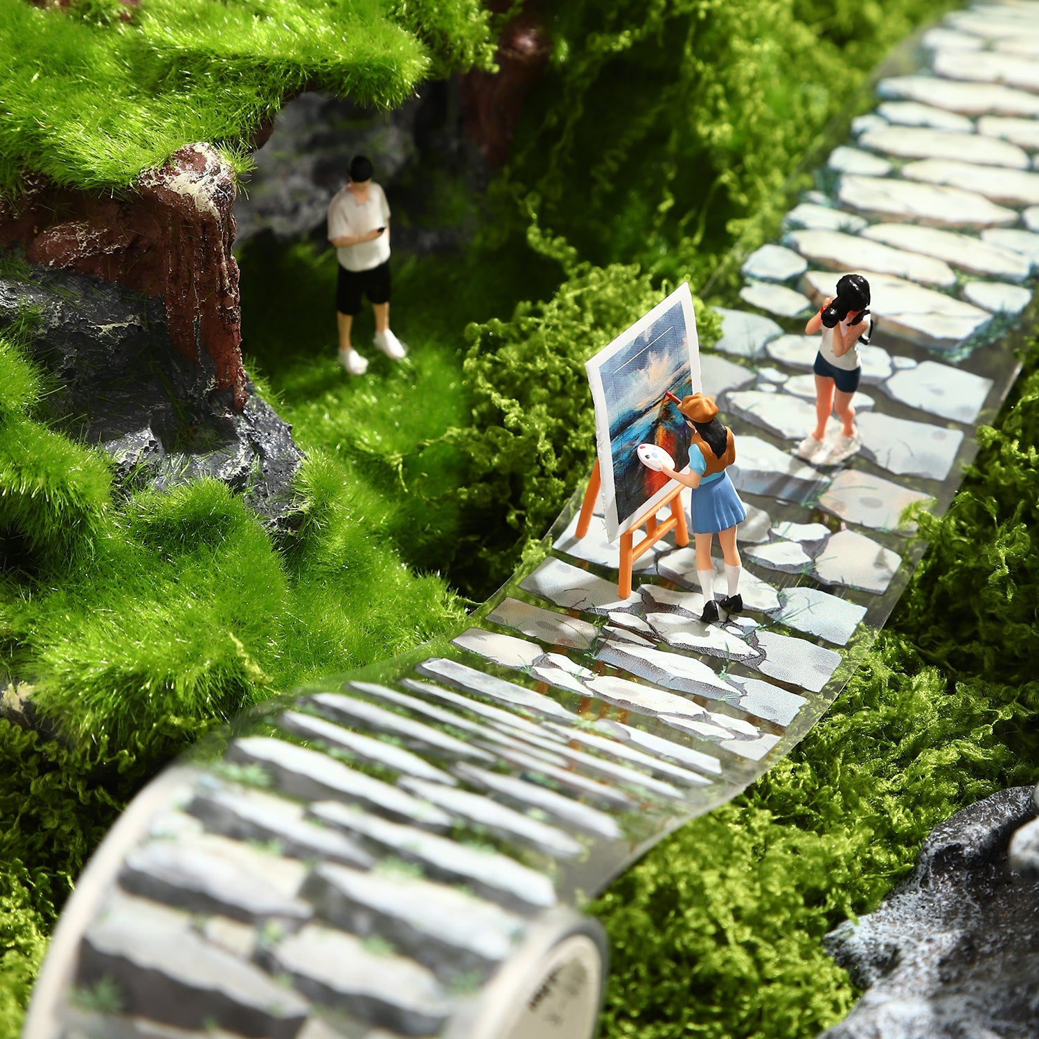 [2601-192] Stone Path Scenery PET Tape