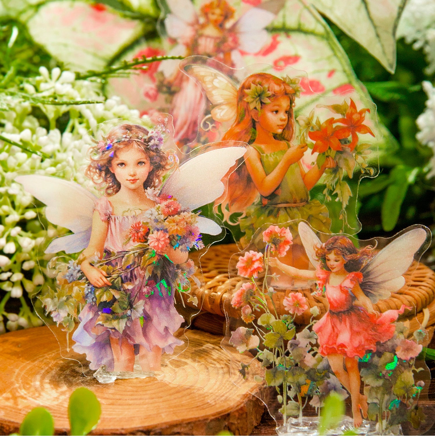 [2603-126] Fantasy Fairy Journal Sticker Pack 4 Styles