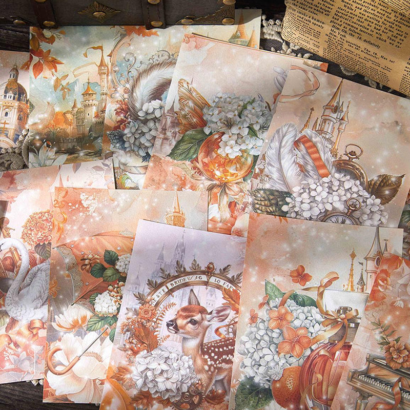 [2603-043] Fantasy Butterfly Ephemera Paper 6 Styles
