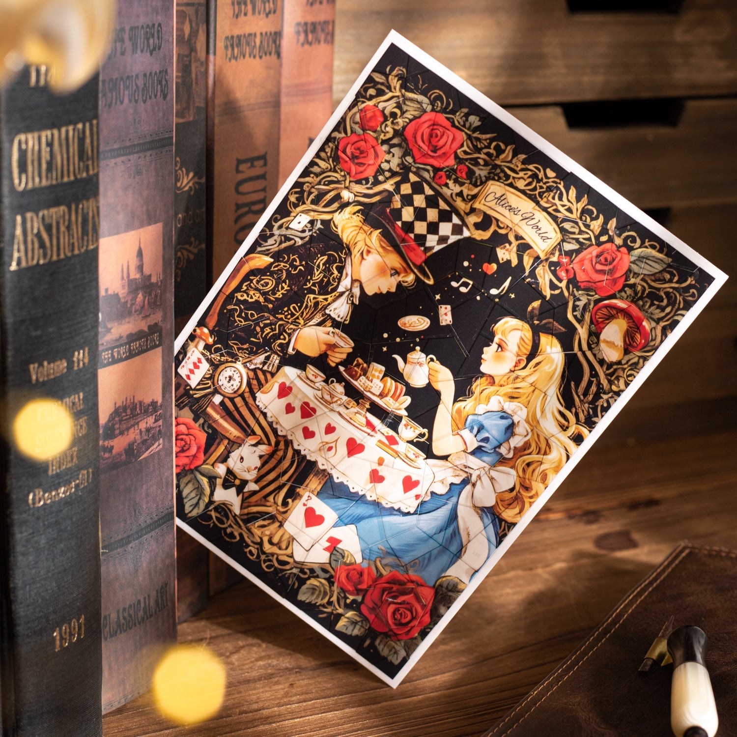 [2603-062] Vintage Fairy Tale Puzzle Stickers 4 Styles