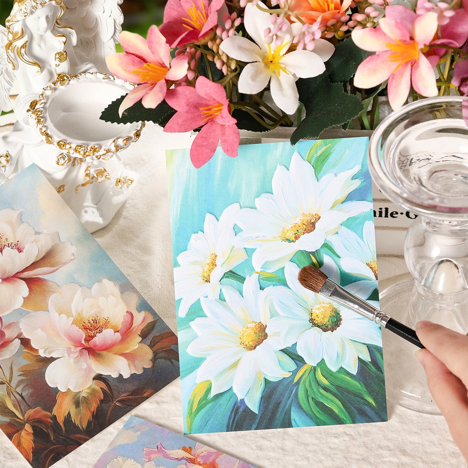 [2602-033] Embossed Floral Decorative Paper 6 Styles