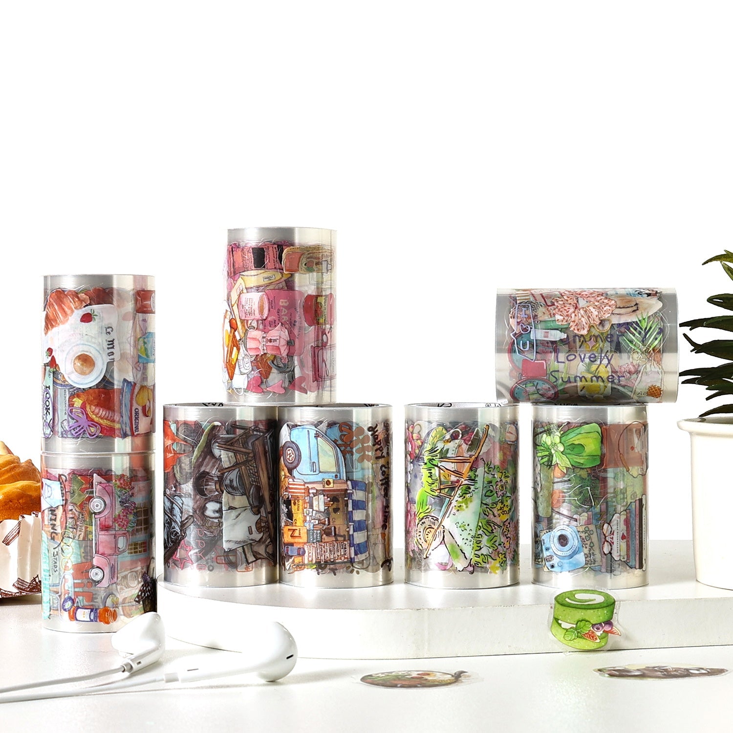 [2603-012] PET Die Cut Tape Set 4 Rolls