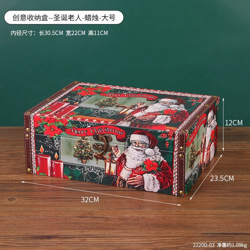 6110 Santa Claus Organizer Home Store Christmas Decorations - Paper Whimsy Studio