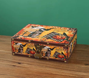 6128 Leather suitcase organiser storage box - Paper Whimsy Studio