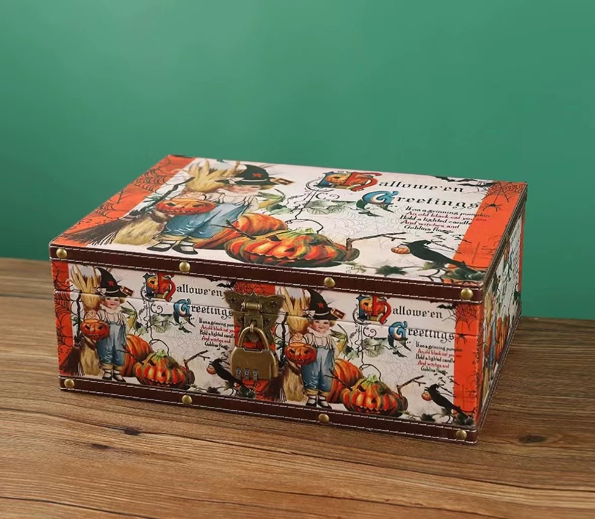 6129 Leather suitcase organiser storage box - Paper Whimsy Studio