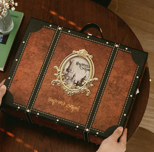 6137 Hogwarts School Suitcase storage box - Paper Whimsy Studio