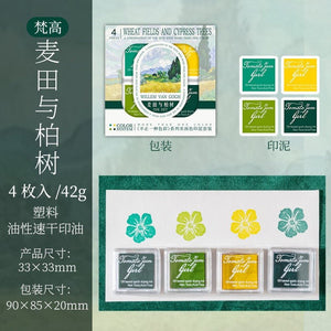 9005 Ketchup Girl's Famous Paintings Color Stamping Clay Set - Paper Whimsy Studio