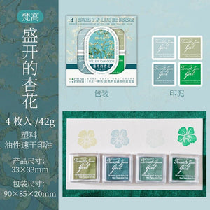 9005 Ketchup Girl's Famous Paintings Color Stamping Clay Set - Paper Whimsy Studio