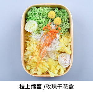 9131 Real dried flowers everlasting flower box handmade diy material - Paper Whimsy Studio