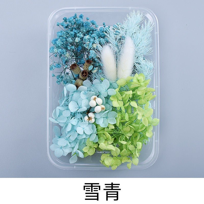 9131 Real dried flowers everlasting flower box handmade diy material - Paper Whimsy Studio